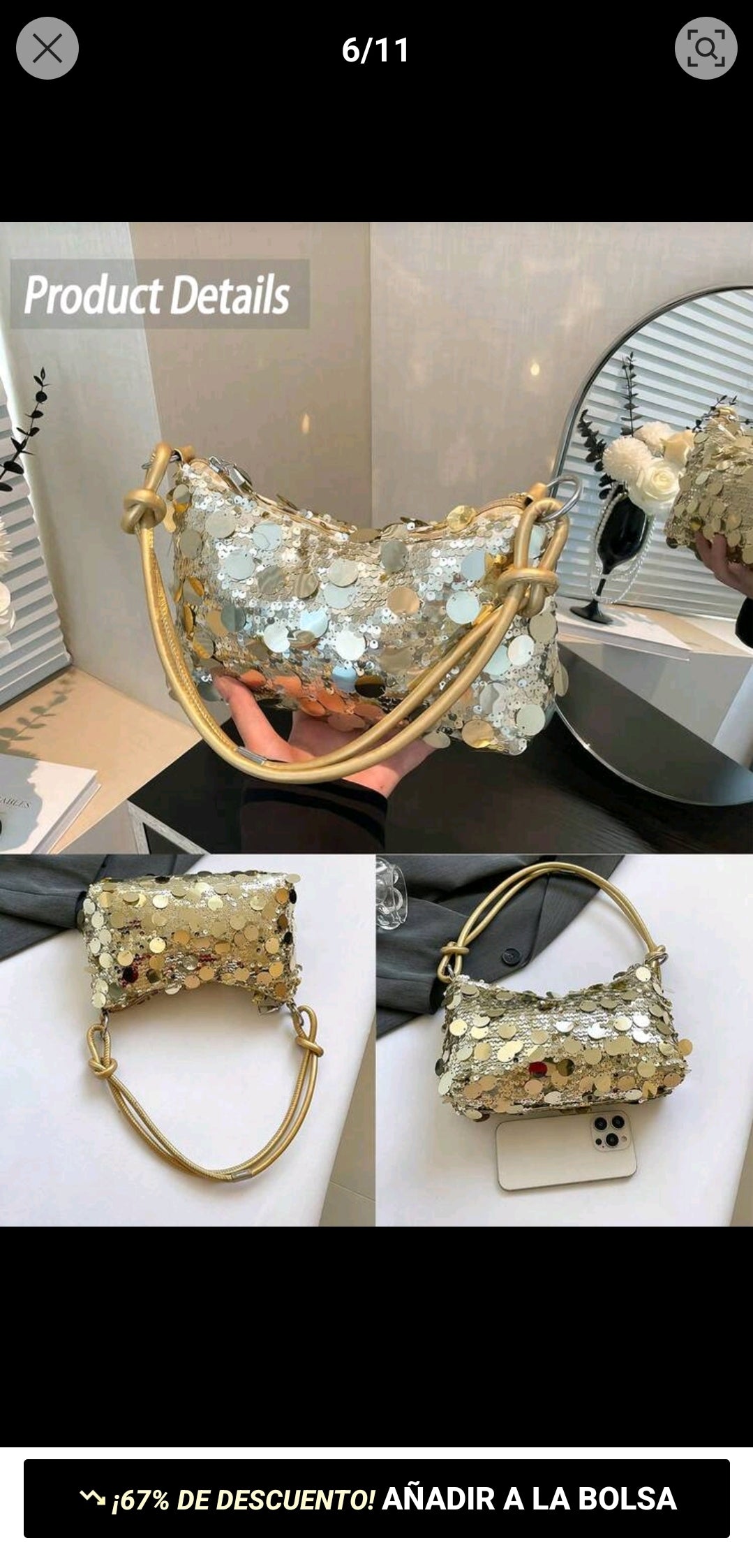 CARTERA LENTEJUELA