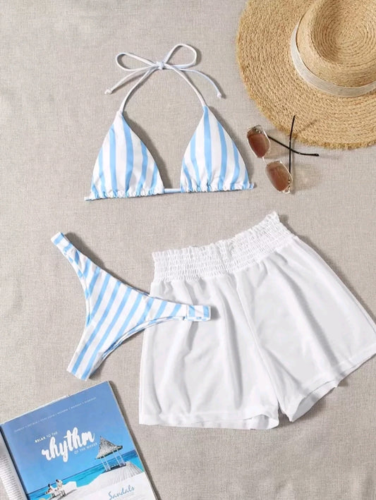 BIKINI SHORT TRES PIEZAS